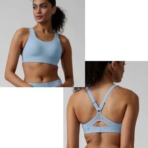 Athleta Light Blue Sports Bra